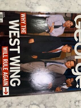 George magazine featuring cast of West Wing. Mint condition